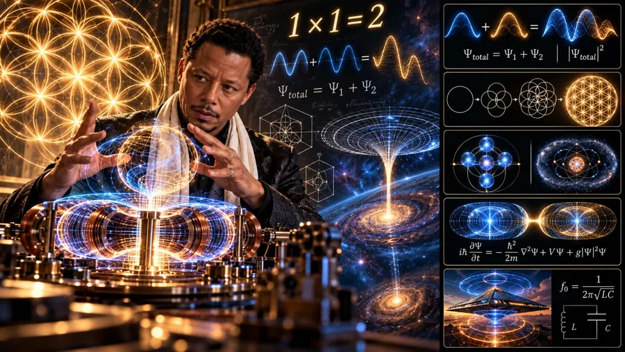 Solving Terrence Howard's Terryology, Sacred Geometry and the Physics of Reality