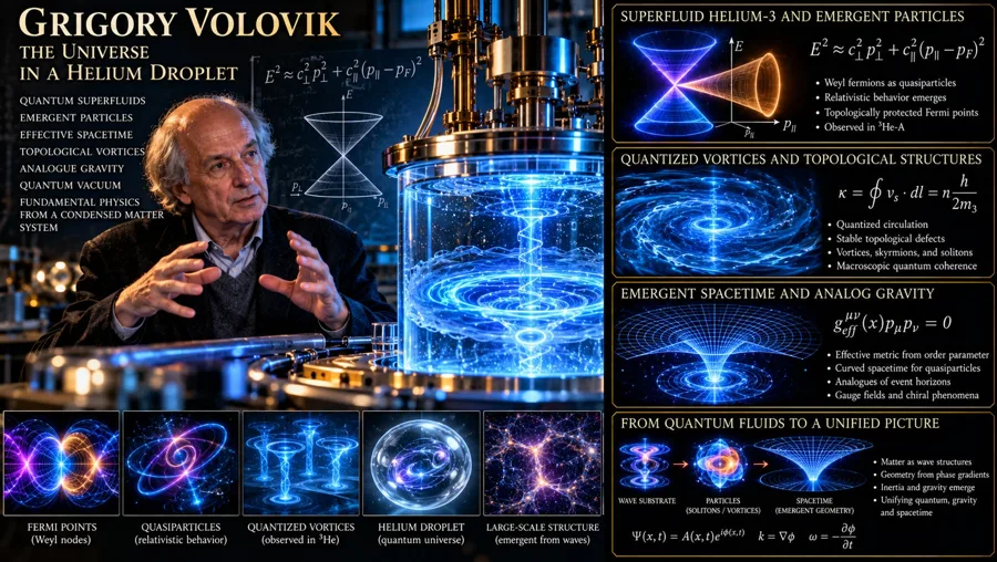 Frequency Wave Theory: Solving the Universe in a Helium Droplet